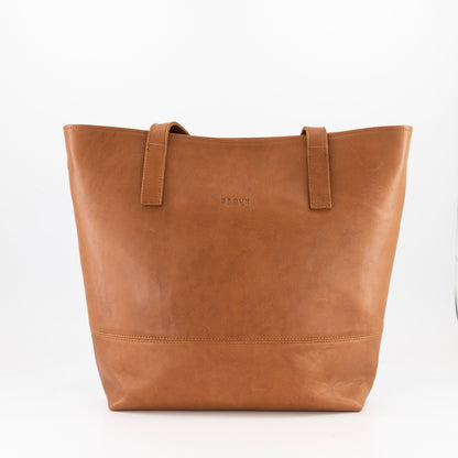 Leather Shopper Tote