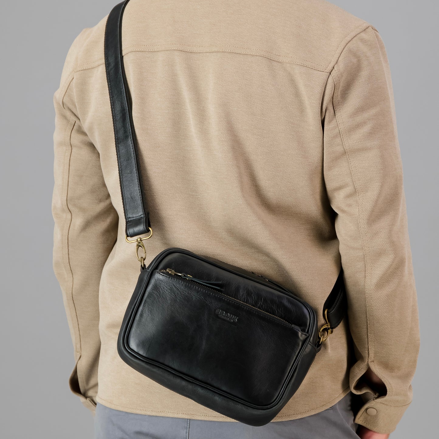 Leather Crossbody Camera Bag