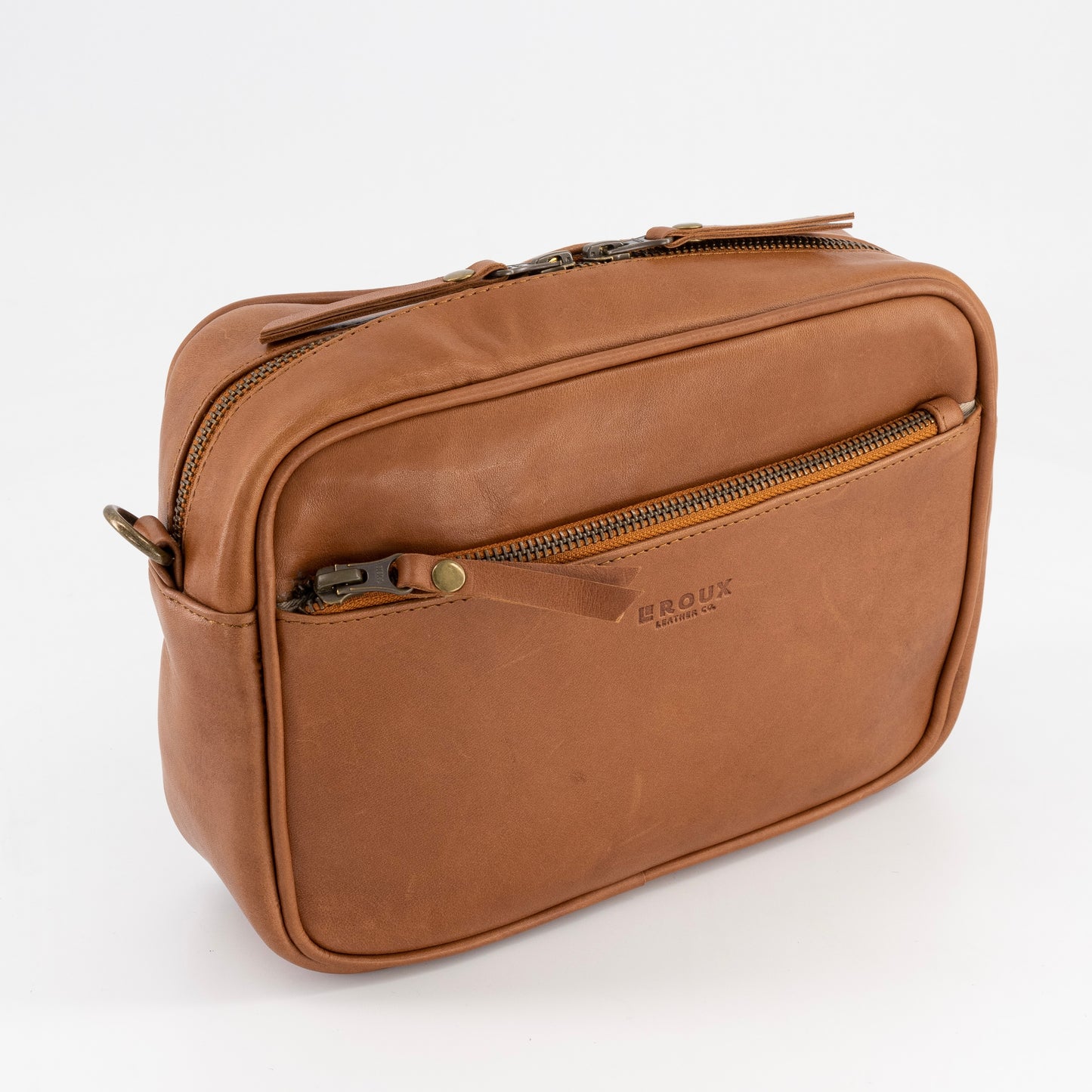 Leather Crossbody Camera Bag