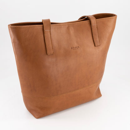 Leather Shopper Tote