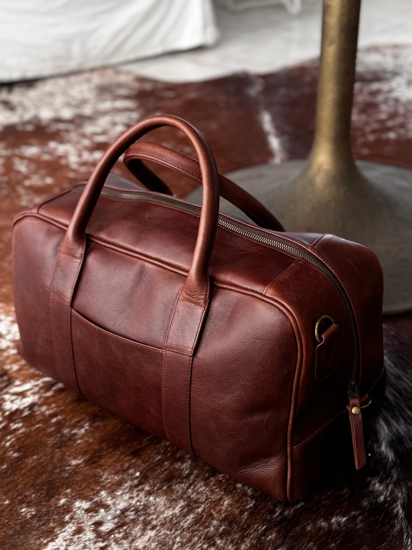 Leather Duffel Bag