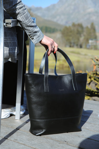 Leather Shopper Tote