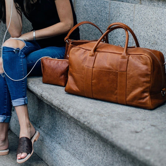 Leather Duffle Bag